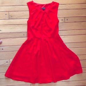 Express red dress